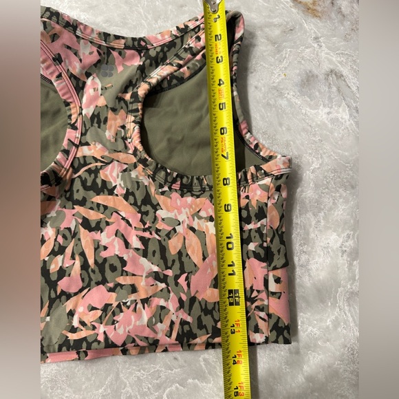 Sweaty Betty Power Frame Racerback Sports Bra S Green Pink - Picture 10 of 10